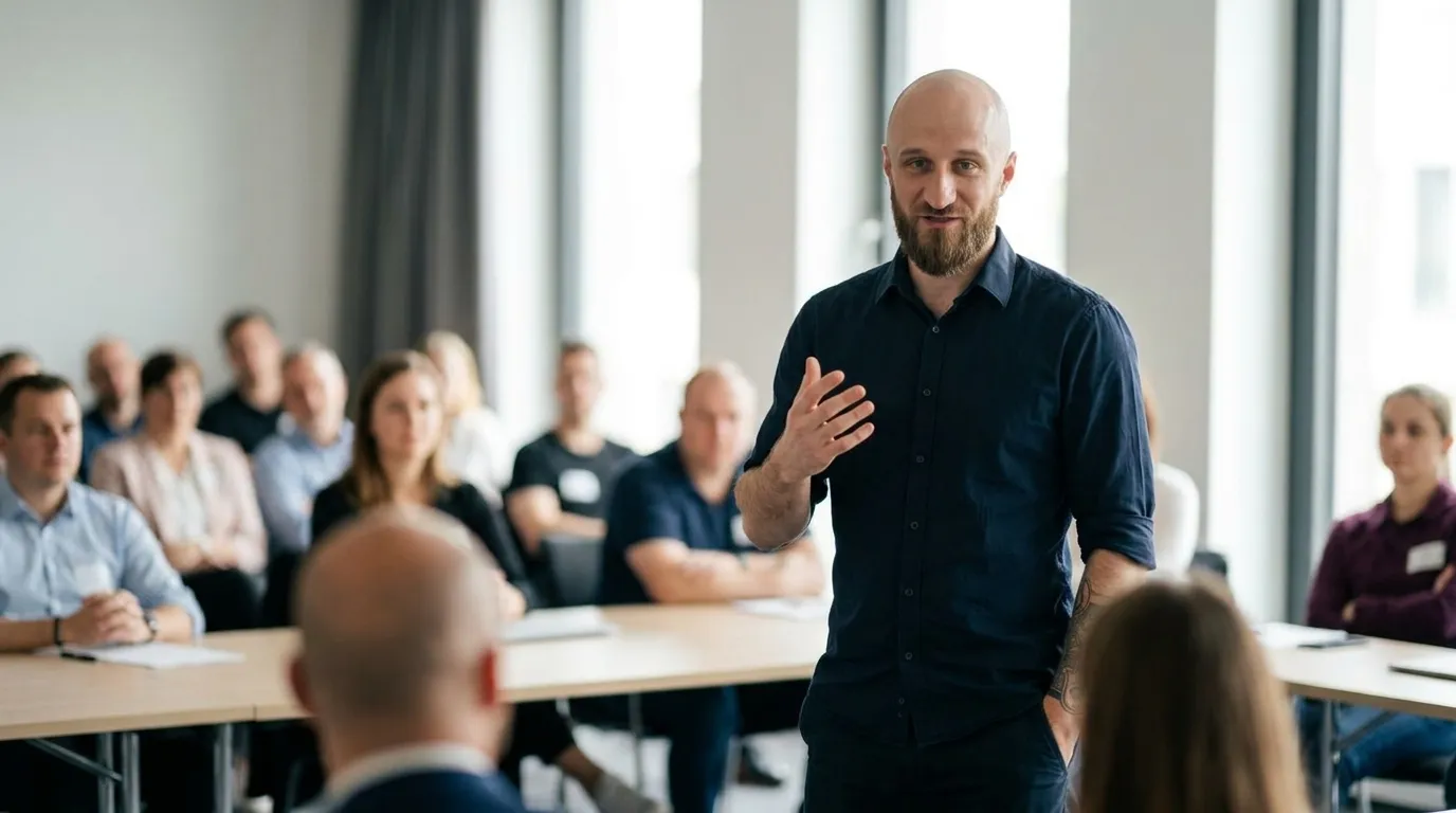 Christoph Pritz beim Workshop